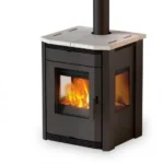 MBS Eva – Holzofen mit drei Glasseiten