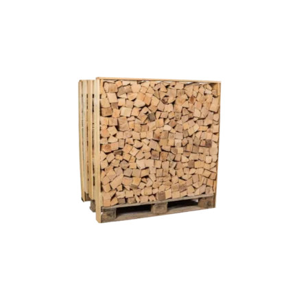 Buche 1RM gestapelt auf Palette